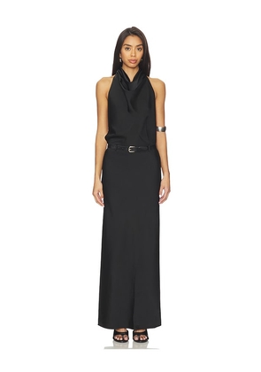 superdown Hazel Maxi Dress in Black. Size M. Also in XS, XXS, S, L, XL.