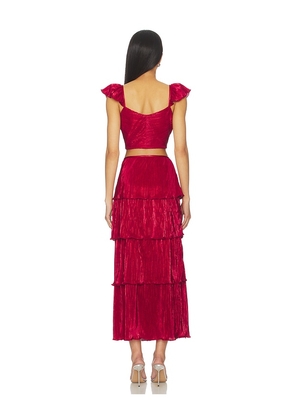 SAYLOR Everlee Set in Red. Size M. Also in S.