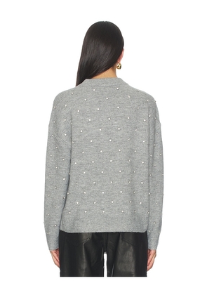 PISTOLA Aura Relaxed Crew Neck Sweater in Grey. Size XS. Also in S.