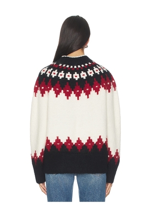 PISTOLA Astrid Pullover Sweater in White. Size M. Also in XS, S, L, XL.