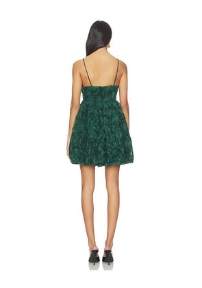 Susana Monaco Flower Texture Dress in Green. Size 2. Also in 4, 0, 6.