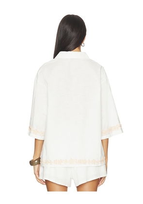 SNDYS Ines 2.0 Shirt in White. Size L. Also in M, S, XL, XS, XXL, XXS.