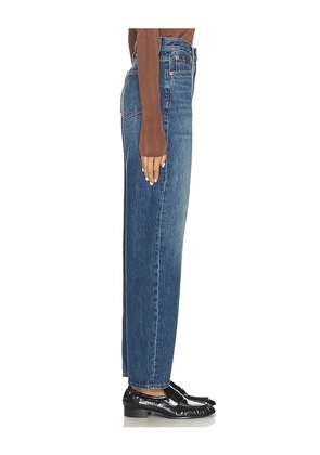 PISTOLA Wes High Rise Barrel Jeans in Blue. Size 24. Also in 23, 25, 26, 27, 28, 29, 30, 33.