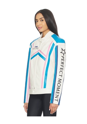 Perfect Moment Racer Jacket in Multi. Size M. Also in L.