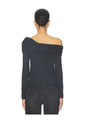 PISTOLA Lyra Off Shoulder Top in Black. Size M. Also in XS, S, L, XL.