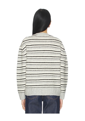 PISTOLA Hanna Variegated Stripe Sweater in Grey. Size M. Also in XS, S, L.