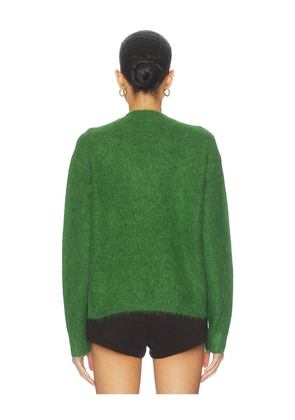 PISTOLA Kit V Neck Pullover Sweater in Green. Size M. Also in S, L, XL.