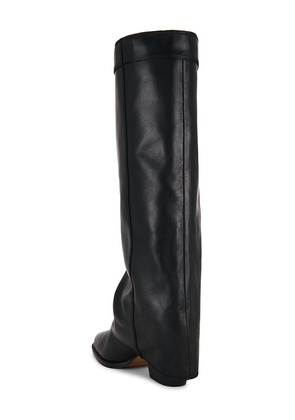 Steve Madden Winnick Wide Calf Boot in Black. Size 6. Also in 7.5, 8.5.