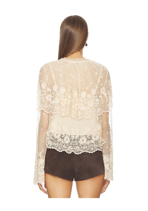 Sea Bronte Longsleeve Top in Beige. Size XL. Also in L.