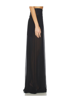 SANS FAFF Tuxedo Palazzo Pants in Black. Size M. Also in L.