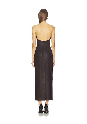 SRG Billy Dress in Chocolate. Size S. Also in XS, M, L, XL.