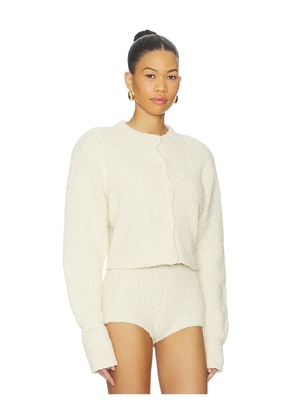 SIR. Tropicana Cardigan in Cream. Size L. Also in M, S, XS.