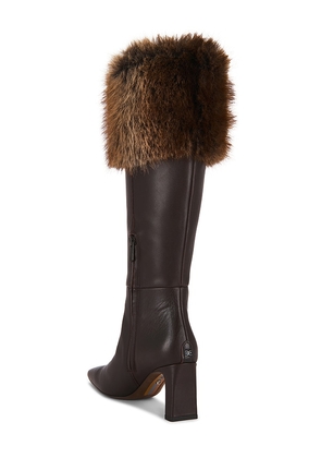 Sam Edelman Sylvia Cozy Boot in Chocolate. Size 6.5. Also in 7, 7.5, 8, 8.5, 9.