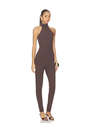 Susana Monaco Carryover Legging Jumpsuit in Chocolate. Size M. Also in L.
