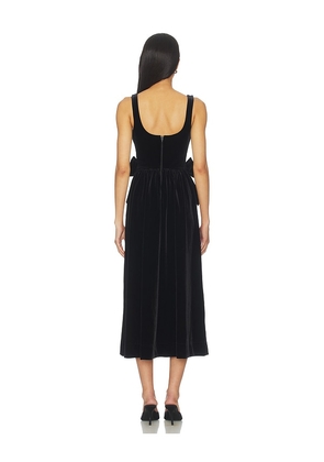 Show Me Your Mumu Ricci Midi Dress in Black. Size S. Also in XS, M, L, XXL.