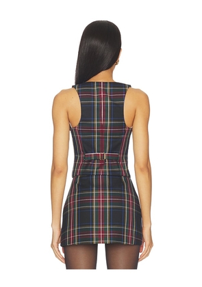 retrofete Donella Waistcoat in Brown. Size M. Also in XS, S, L, XL.