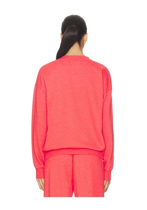 SPRWMN Heart Sweatshirt in Red. Size L. Also in S, XS, M, XL.