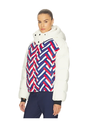 Perfect Moment Moments Ski Jacket in White,Red. Size S. Also in XS, M.