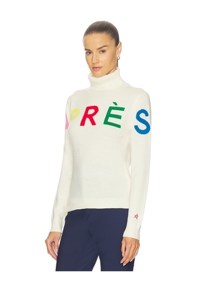Perfect Moment Apres Sweater II in White. Size M. Also in S, L.