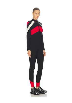 Perfect Moment Tignes Jumpsuit in Black,Red. Size M. Also in L, XL.