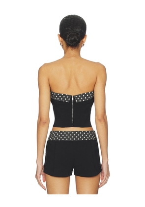 Tiger Mist Albie Top in Black. Size M. Also in S, L.