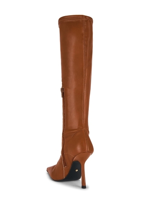 RAYE Alexandra Knee High Boot in Brown. Size 7. Also in 8, 8.5, 9.
