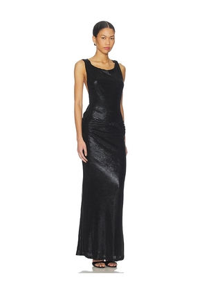 superdown Stacy Maxi Dress in Black. Size M. Also in S.