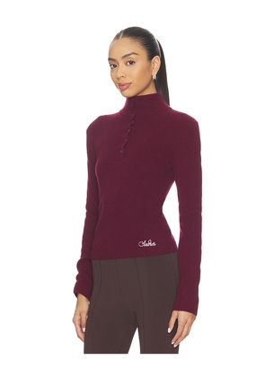 SIEDRES Elora Top in Burgundy. Size M. Also in L, S, XL, XS.