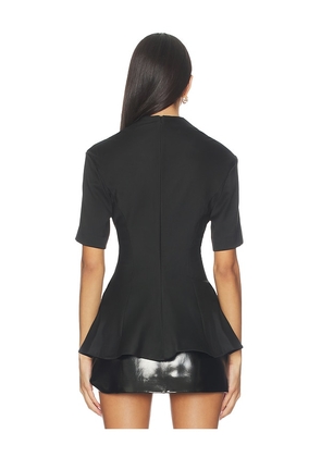 REMAIN Suiting Peplum Top in Black. Size 34. Also in 36.