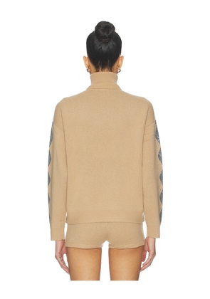 retrofete Alberte Embellished Sweater in Cream. Size M. Also in XS, S, L, XL.
