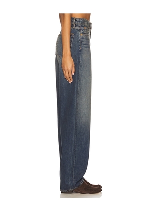 SLVRLAKE Tess Long Relaxed Curve Jeans in Blue. Size 25. Also in 29, 32.