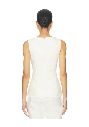 Posse Effi Top in Cream. Size M. Also in XS, S.