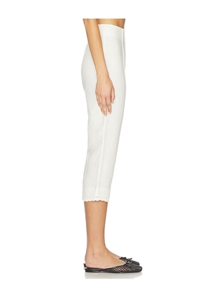 Posse Effi Capri Pant in Cream. Size M. Also in XS, S.