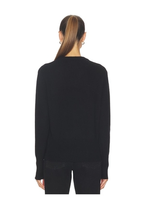 Soft Goat Classic Crewneck in Black. Size M. Also in S.
