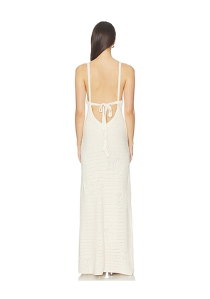 ROAME. Isadora Maxi Dress in Neutral. Size M. Also in XS, S, L.