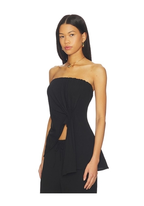 SOVERE Aine Top in Black. Size M. Also in XS, S, L.