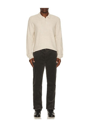 PAIGE Selwyn Sweater Polo in Cream. Size S. Also in M, XL/1X, XXL/2X.