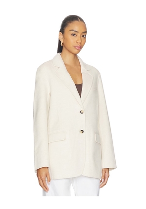 Rag & Bone Zoe Wool Blazer in Ivory. Size 12. Also in 2, 4, 6, 8.