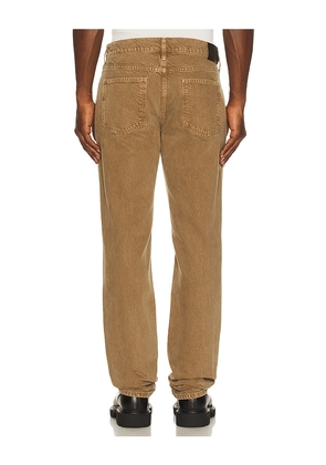 PAIGE Normandie Straight in Brown. Size 31. Also in 34, 36.