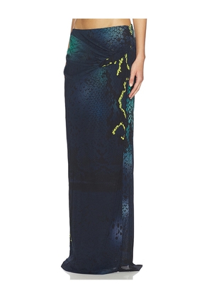 Paris Georgia Croissant Skirt in Navy,Green. Size M. Also in XS, S.