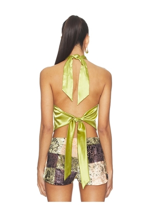 superdown Martine Top in Green. Size XS. Also in XXS, S, M, L, XL.
