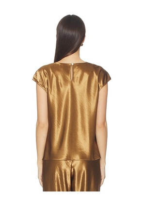 Rails Loretta Top in Metallic Bronze. Size M. Also in XS, S, L, XL.