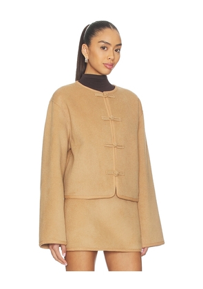 Tularosa Claudette Coat in Tan. Size M. Also in XS, XXS, S, L, XL.