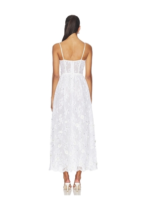 retrofete Noema Lace Dress in White. Size L. Also in M.