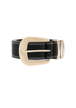 petit moments Cher Topstitch Belt in Black. Size XS-S. Also in M-L.