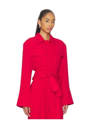 SELMACILEK Reign Jacket in Red. Size M. Also in XS, S, L.