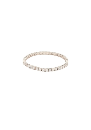 The M Jewelers NY 4mm Bracelet in Metallic Silver.