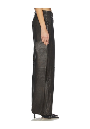 superdown Ana Faux Leather Pant in Black. Size S. Also in XXS, XS, M, L, XL.