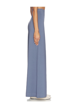 Ripley Rader Ponte Knit Wide Leg Pant in Blue. Size M. Also in S, XS.
