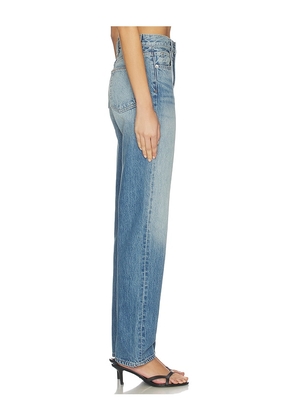 SLVRLAKE London High Rise Straight Leg Jeans in Blue. Size 25. Also in 26, 28, 31, 32.